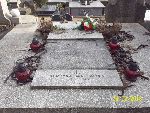 Franciszek Walewski upami�tniony (jako Franciszek Stryjek-Walewski) na jednej z imiennych p�yt epitafijnych grobu rodzinnego na Cmentarzu Komunalnym we W�oc�awku, Al. Chopina. Stan z dn. 24 marca 2018 r. (fot. Rafa� Michalak).
