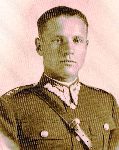 Marian Walicki jako podporucznik 13 pu�ku u�an�w w Nowej Wilejce (fot. udost�pni�: P. Rozd�estwie�ski).