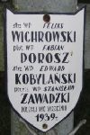 Edward Kobyla�ski, upami�tniony na imiennej tablicy epitafijnej na wydzielonej kwaterze na cmentarzu rzymskokatolickim w Juliopolu.