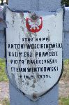 Antoni Wojciechowski, upami�tniony na imiennej tablicy epitafijnej na kwaterze wojennej na cmentarzu rzymskokatolickim w Rybnie. Stan z 2005r.