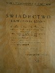 �wiadectwo uko�czenia Szko�y Podchor��ych dla Podoficer�w w Bydgoszczy przez Wiktora Ziemi�skiego wystawione dn. 15 pa�dziernika 1938 r. (dok. ze zb. rodzinnych).