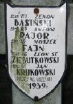Antoni Pajor, upami�tniony na imiennej tablicy epitafijnej w obr�bie kwatery wojennej na cmentarzu parafialnym w Juliopolu.