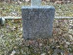 Alfons Misio�ek, upami�tniony na imiennej tablicy epitafijnej na cmentarzu wojennym w Laskach (fot. M. Prengowski, 4.12.2011)