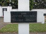 Tadeusz Smole�ski upami�tniony na imiennej tablicy epitafijnej w obr�bie kwatery wojennej na cm. parafialnym w Zdunach. Stan z dn. 24. 07. 2011 r. (fot. Micha� Borkowski).