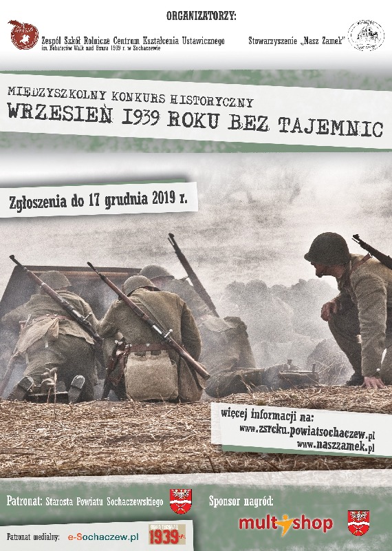 Mi�dzyszkolny Konkurs Historyczny »Wrzesie� 1939 roku bez tajemnic«