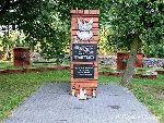 Brzeziny, ul. Ko�ciuszki, kwatera wojenna (fot. Bogus�aw Bieli�ski).