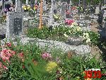 Chodecz, ul. Warszawska, mogi�a indywidualna (6). Stan z dn. 01. 05. 2012 r. (fot. Tomasz Karolak).