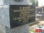 Plecka D�browa, mogi�y zbiorowe. Stan z dn. 26. 08. 2011 r. (fot. Tomasz Karolak).