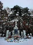 Rydwan (Gu�nia), cmentarz wojenny. Stan z dn. 7 grudnia 2023 r. (fot. Bart�omiej Tarnowski).