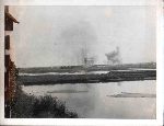 Pole Bitwy nad Bzur� 1939 - niemiecki ostrza� artyleryjski po�udniowego brzegu Wis�y ze skarpy wyszogrodzkiej (fot. ze zbior�w Piotra Kafli�skiego).