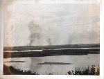 Pole Bitwy nad Bzur� 1939 - niemiecki ostrza� artyleryjski po�udniowego brzegu Wis�y ze skarpy wyszogrodzkiej (fot. ze zbior�w Piotra Kafli�skiego).