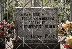 Henryk�w, krzy� z tablic� pami�tkow� (fot. �. Wojtczak).
