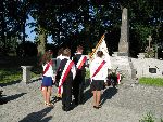 Nowy Dunin�w, Gr�b-Obelisk ku Czci Walcz�cych o Woln� Polsk�. Stan z dn. 01. 09. 2009 r. (fot. udost�pniona przez Urz�d Gminy Nowy Dunin�w).
