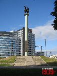 Warszawa, Rondo Jazdy Polskiej, pomnik. Stan z dn. 26 wrze�nia 2016 r. (fot. Tomasz Karolak).
