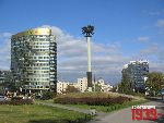 Warszawa, Rondo Jazdy Polskiej, pomnik. Stan z dn. 26 wrze�nia 2016 r. (fot. Tomasz Karolak).